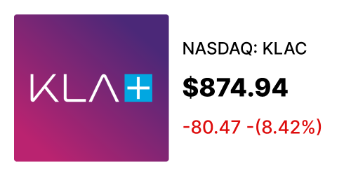 KLAC stock card